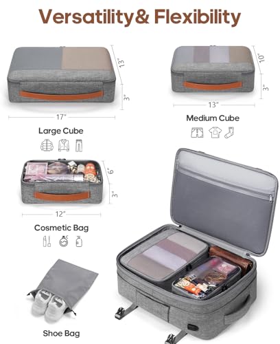 Luggage Sets 3 Piece, Carry On 20 Inch Hardside Suitcase with Spinner Wheels and TSA Lock J67858