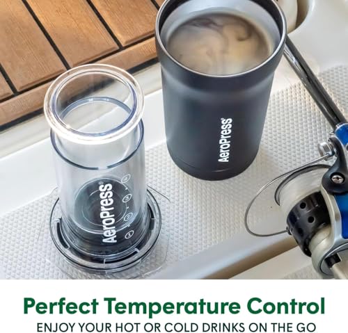 AeroPress Go Travel Coffee Press Kit - Portable 3-in-1 Coffee Maker E954