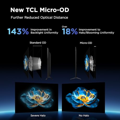 TCL 65-Inch Class QM6K Series QD-Mini LED 4K UHD Google Smart TV K982