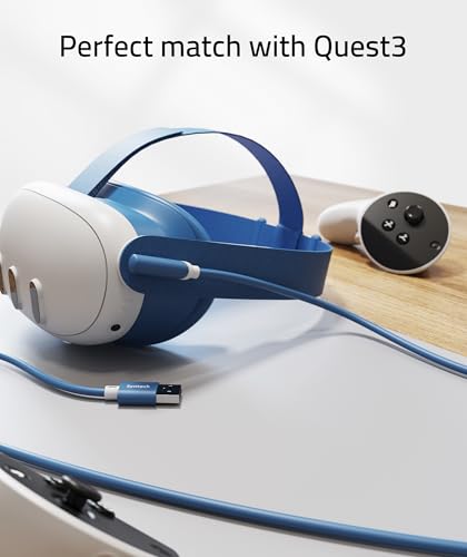 Syntech Link Cable 16FT USB 3.0 to USB C for Meta Quest 3/3S/2, PCVR & SteamVR X45404
