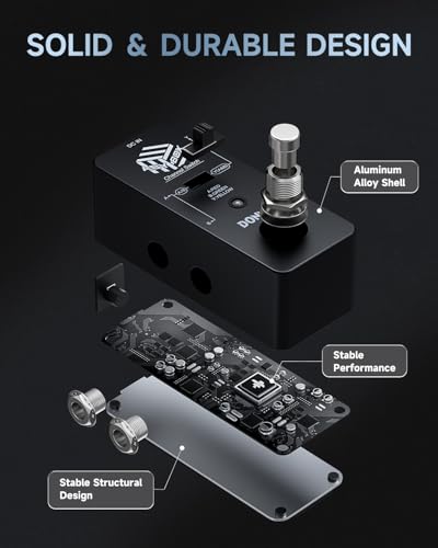 Donner Morpher Mini Distortion Guitar Pedal 3 Modes for Electric Guitar V47970