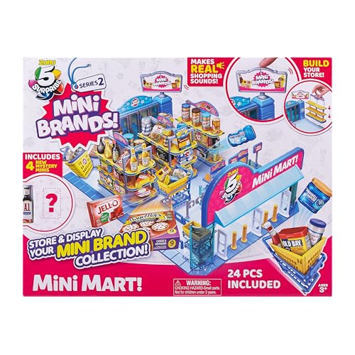 5 Surprise Mini Brands Mini Mart Playset by ZURU Series 4 W57414