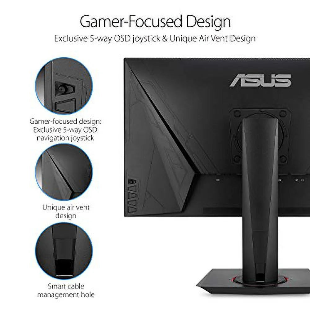 Asus VG278QR 27" Gaming Monitor, 1080P, 165Hz, G-SYNC Compatible K88374