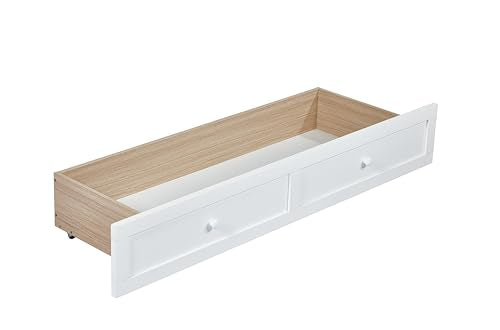 Queen Murphy Bed with Desk and Removable Shelves, USB Port, White H566492