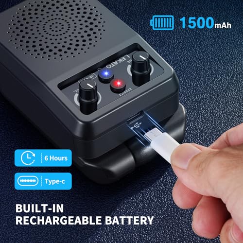 LEKATO Mini Electric Guitar Amp 5W Bluetooth Portable with 4 Effects A139