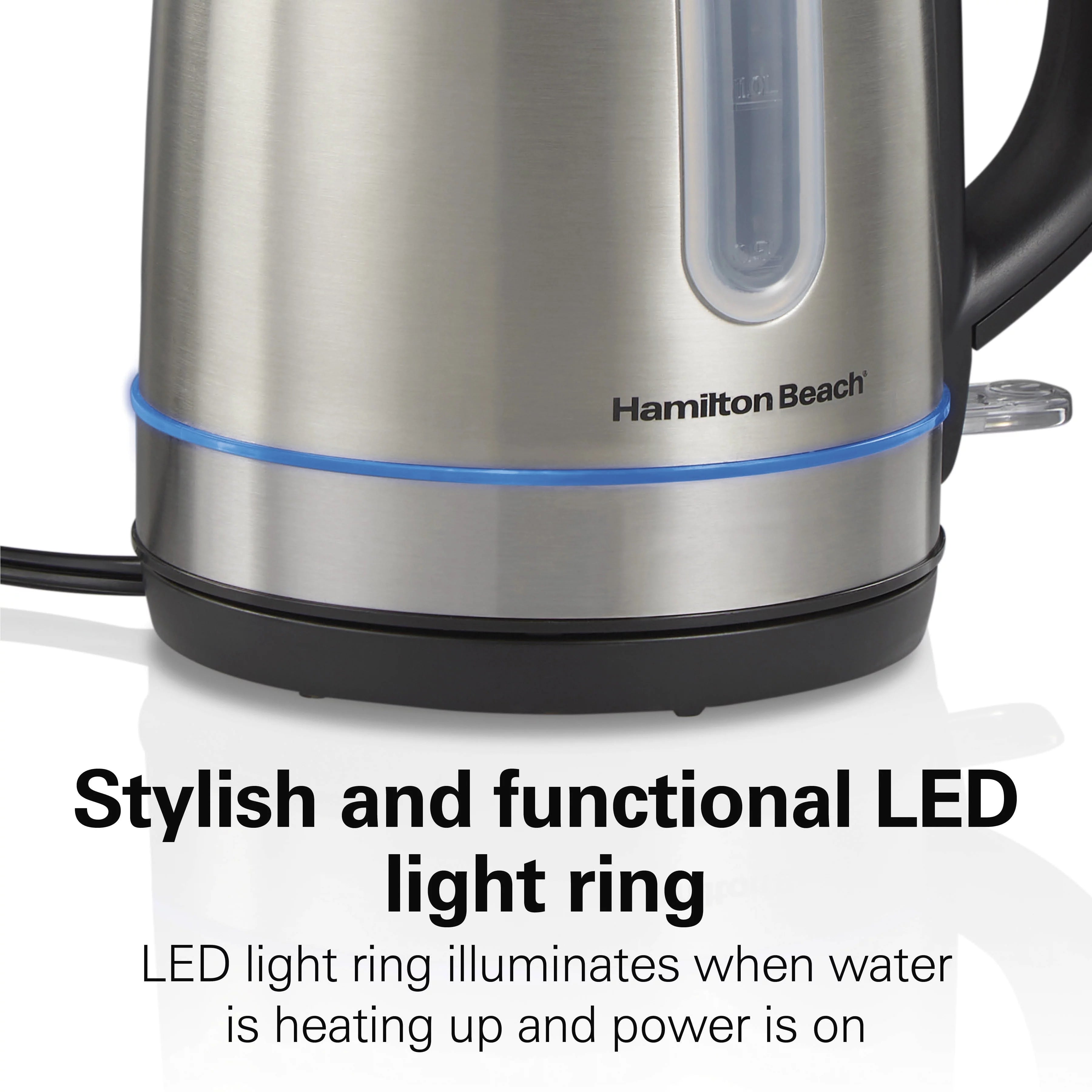 Hamilton Beach Stainless Steel Electric Kettle 1.7 Liter 41037 Z3179