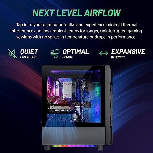 Skytech Nebula Gaming PC Desktop, Ryzen 5 5600, RTX 3050, 1TB SSD, 16GB RAM Q7363
