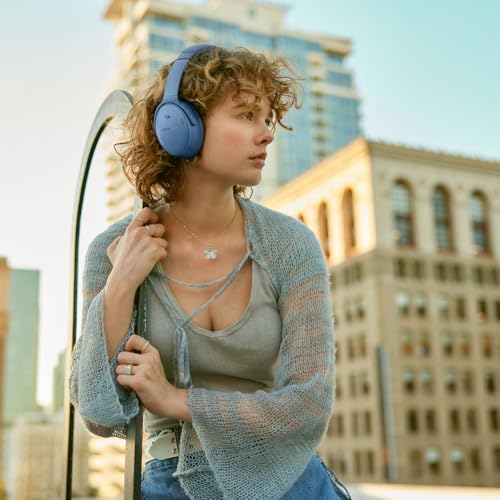 Bose QuietComfort Bluetooth Headphones, Wireless Noise Cancelling Over Ear with Mic G7550