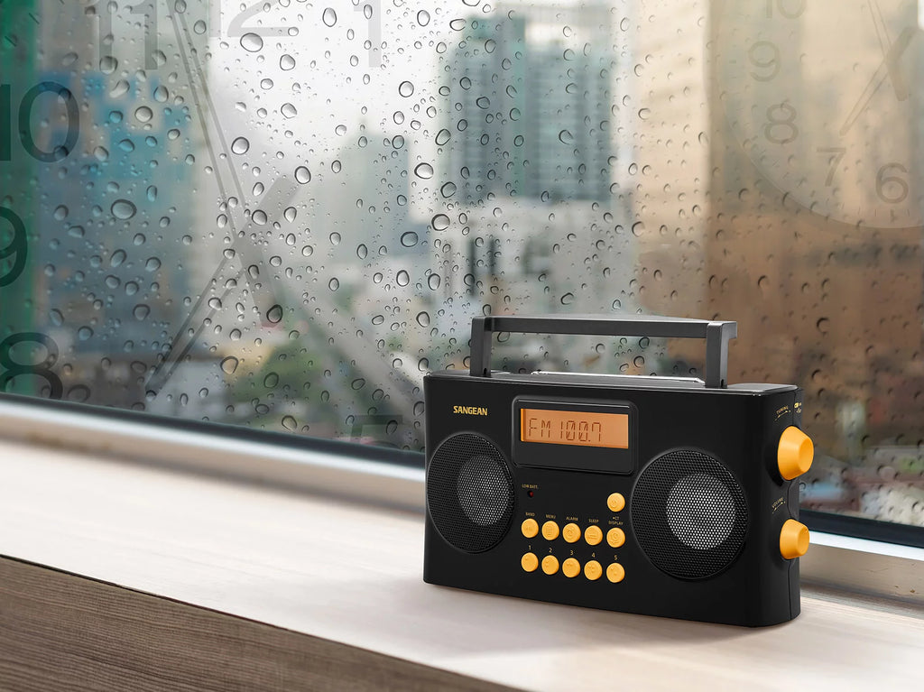 Sangean PR-D17 AM/FM-RDS Portable Radio for Visually Impaired with Voice Prompts, Black C190574