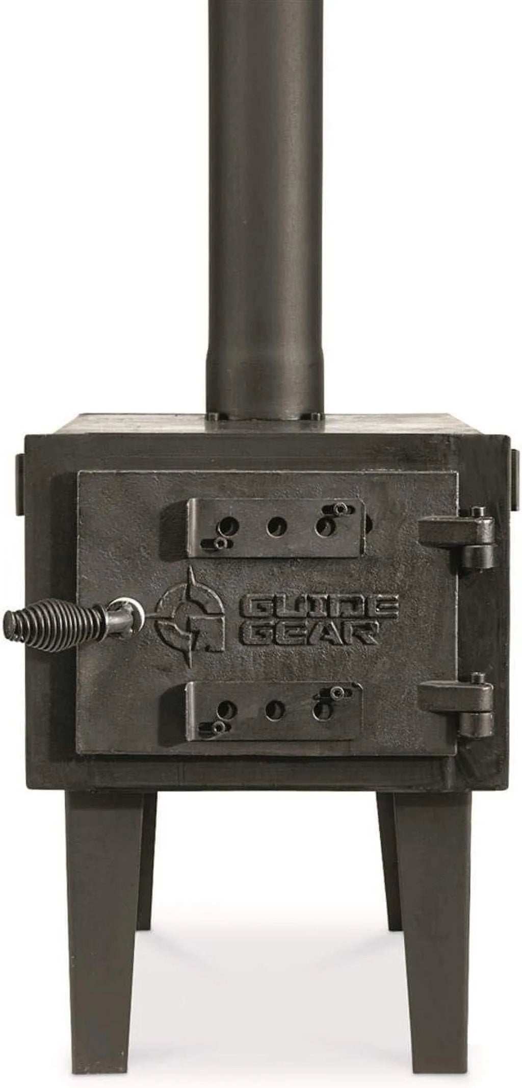 Guide Gear Outdoor Wood Burning Stove with Chimney Pipe for Camping S84203