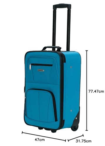 Rockland Journey Softside Upright Luggage Set, Expandable, 4-Piece K56322