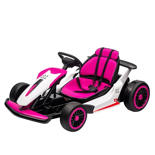 24V Electric Go Kart Drifting Ride On Car for Kids 6-12 Years Old T574114