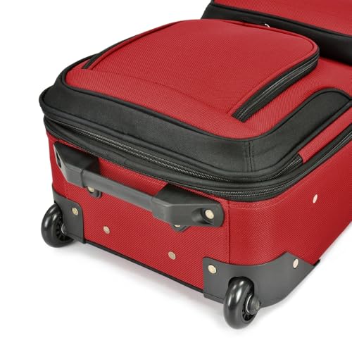 U.S. Traveler Rio Expandable Carry-on Luggage, Orange R95197