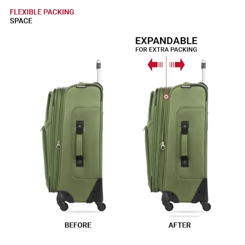 SwissGear Sion Softside Expandable Roller Luggage 3 Piece Set N784870