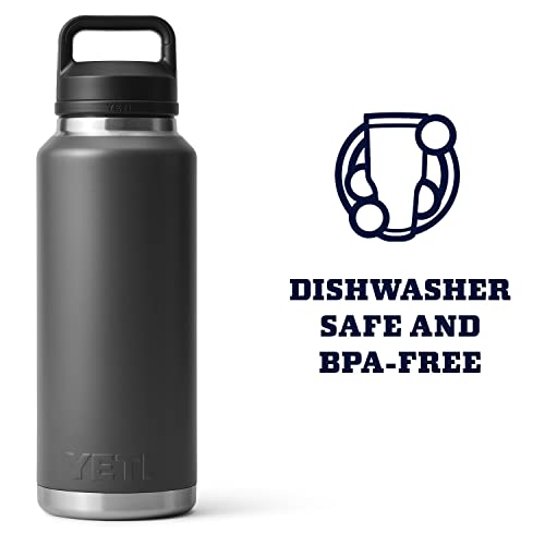 YETI Rambler 46 oz Bottle, Vacuum Insulated, Stainless Steel with Chug Cap P841780