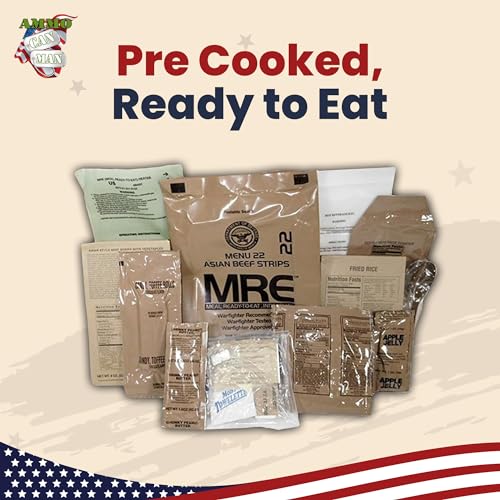 U.S. Military MRE Meals Ready to Eat (12 Packs) with Flameless Heaters G1083