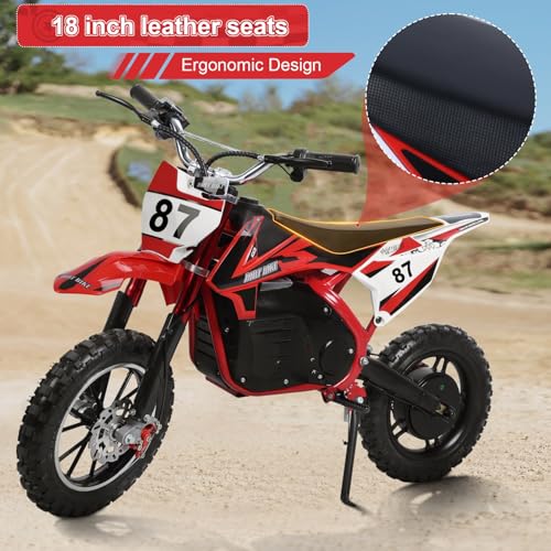 Electric Dirt Bike 36V 500W Off Road Mini Motocross for Teens Adults E684485