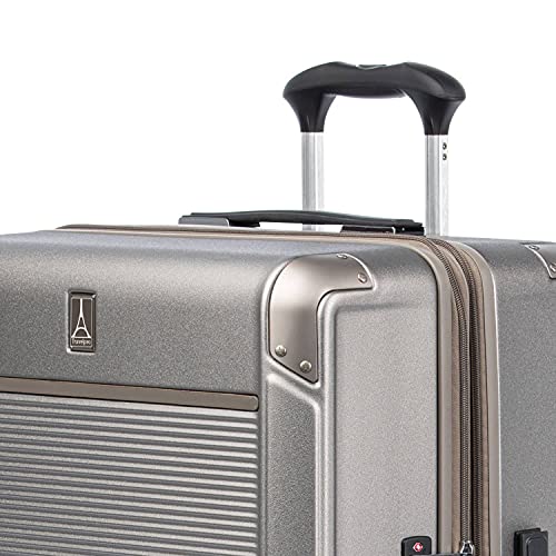 Travelpro Platinum Elite Hardside Expandable Carry-On Luggage, 8 Wheel Spinner, TSA Lock, 20-Inch X826544