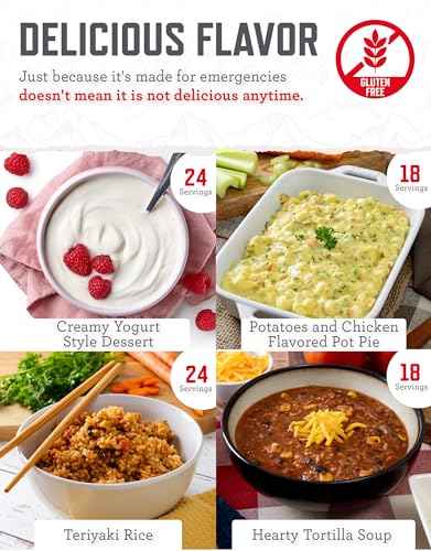 ReadyWise Emergency Food Supply 104 Servings Variety Pack Bucket A71005
