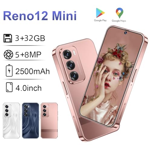 4G mini Smartphone Unlocked 4.0 inch HD Display 3GB RAM 32GB ROM Dual SIM Android 10.0 Black J415085