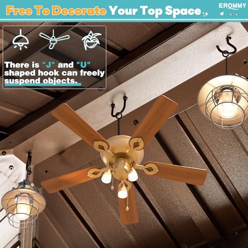 EROMMY 14'x20' Hardtop Gazebo Double Roof Galvanized Steel Outdoor Pavilion G3084