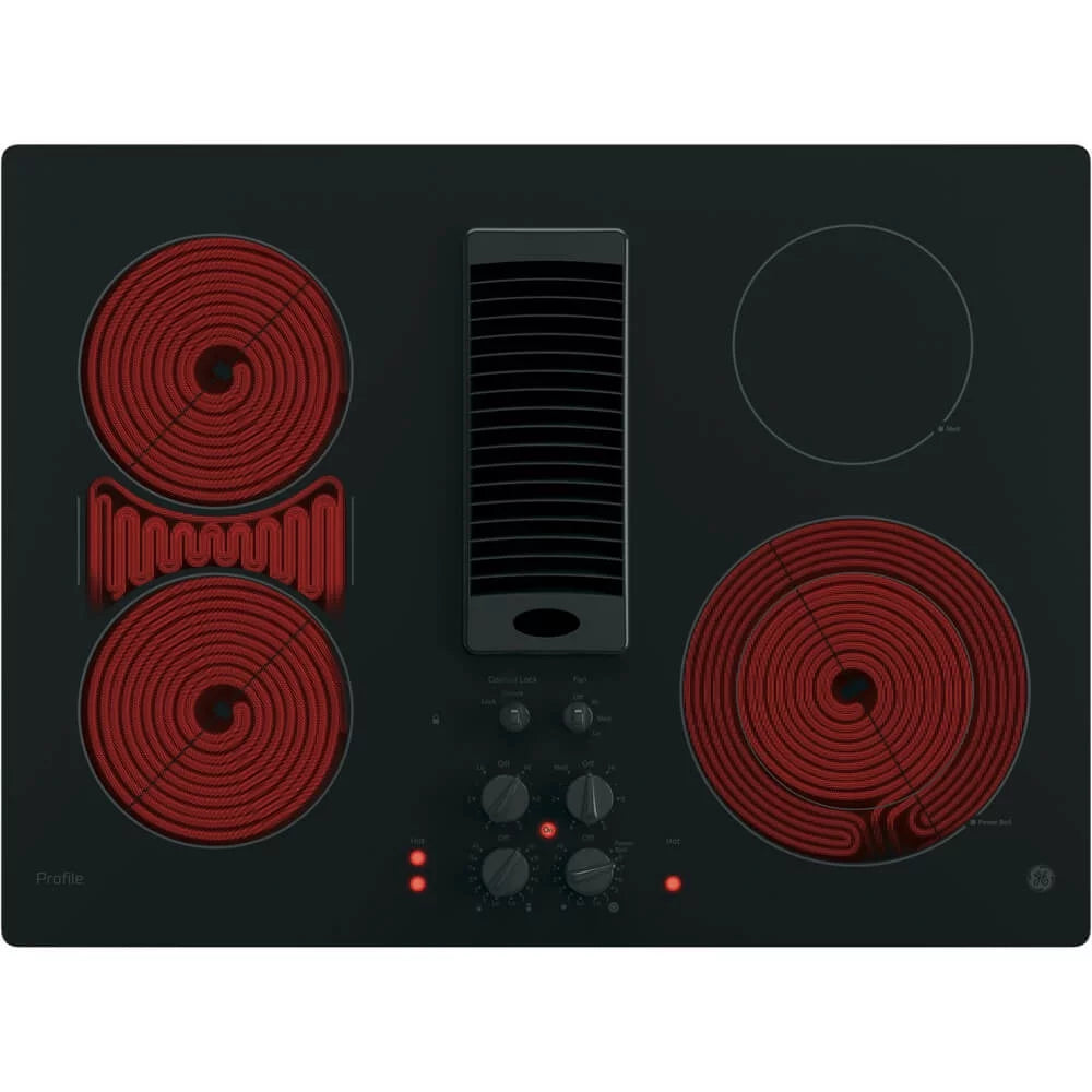 GE Appliances PP9830DJBB 30 Inch Electric Smoothtop Cooktop Black H971767