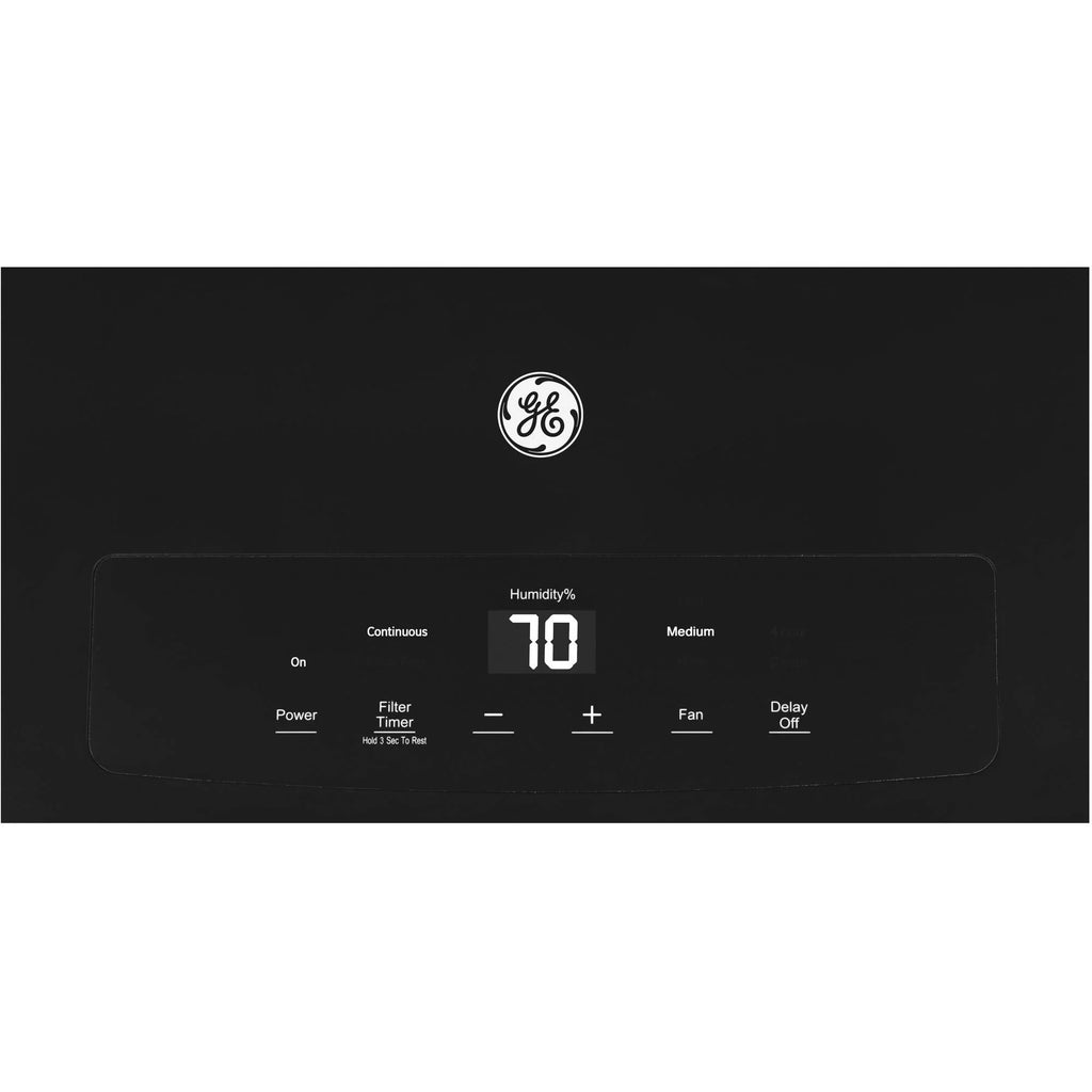 GE Appliances 70-Pint Energy Star Dehumidifier ADEW70LW Black Q1276