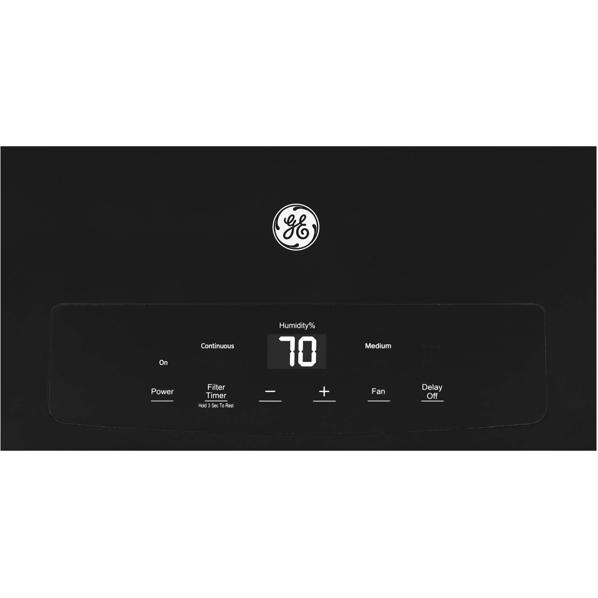 GE Appliances 70-Pint Energy Star Dehumidifier ADEW70LW Black Q1276