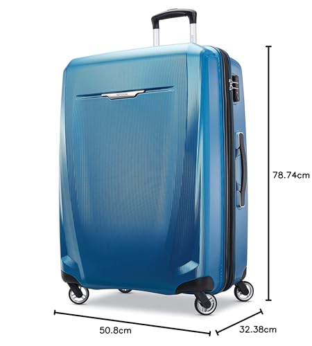 Samsonite Winfield 3 DLX Hardside Expandable Luggage, Silver, Carry-On 20-Inch F64293