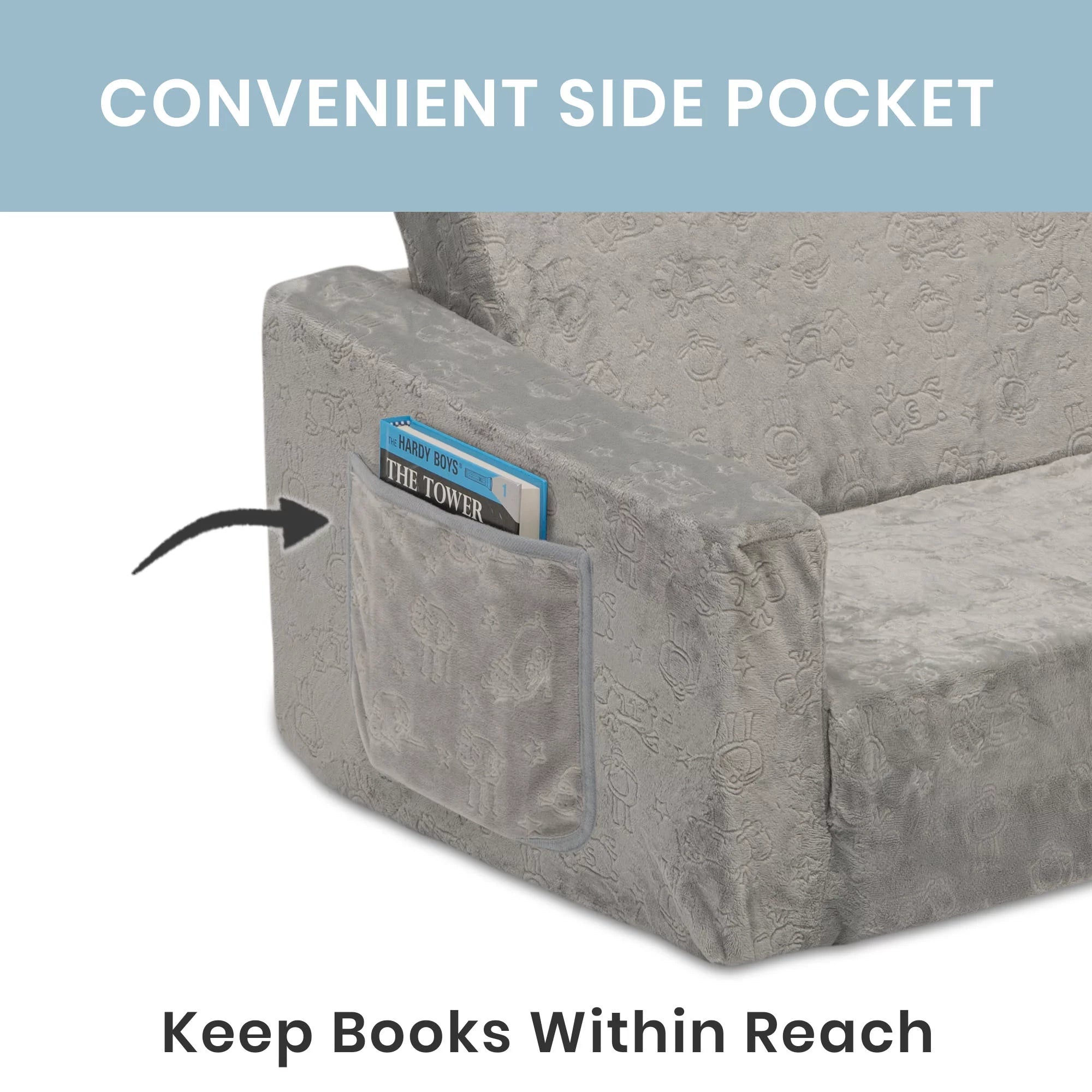 Serta Perfect Sleeper Extra Wide Convertible Sofa Lounger 2-in-1 K237468