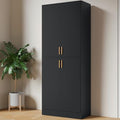 Cozy Castle 71" Tall Kitchen Pantry Cabinet with Doors and Shelves, Gray R70739