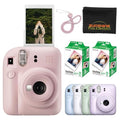 Fujifilm Instax Mini 12 Instant Camera Pastel Blue with 40 Sheets Film Bundle R3418