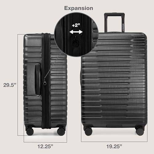 U.S. Traveler Boren Polycarbonate Hardside Carry-on Suitcase with 8 Spinner Wheels, Teal, 22-Inch S2578