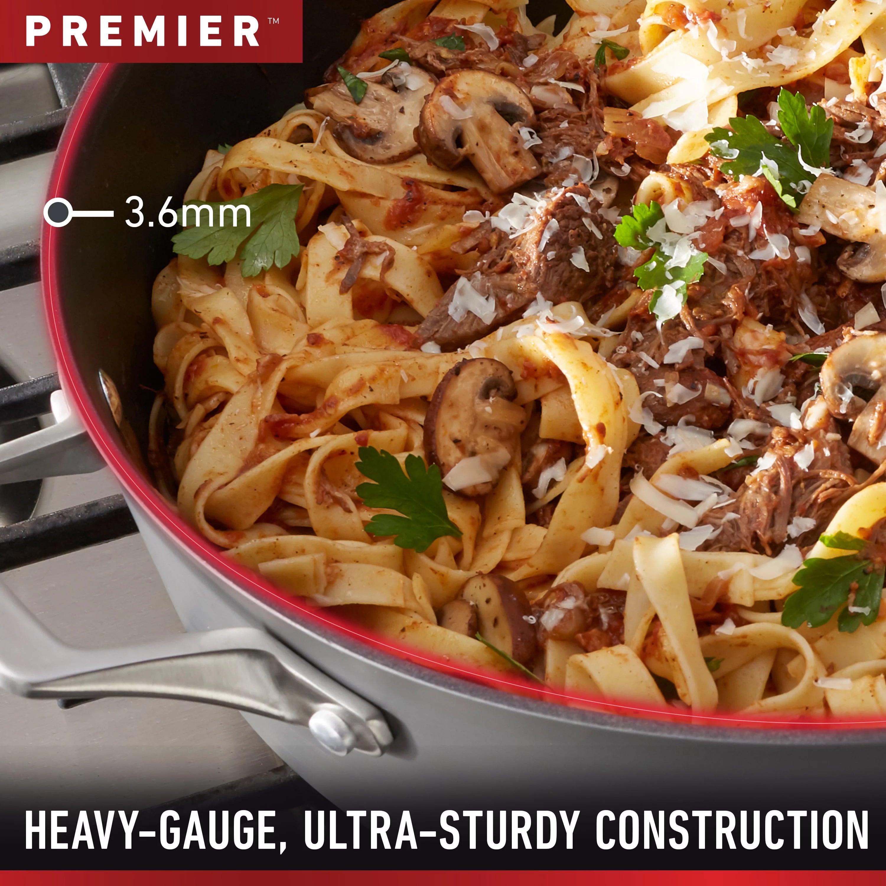Calphalon Premier 11 Piece Hard Anodized Nonstick Cookware Set F155