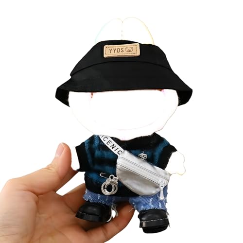 17cm Doll Clothes Set, 5 Pieces Casual Outfit for 6.7in Dolls G33820