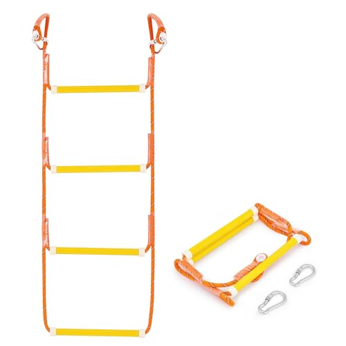 CO-Z 3 Step Removable Dock Ladder for Pontoon Boat, Aluminum Swim Ladder with Nonslip Tread O80708