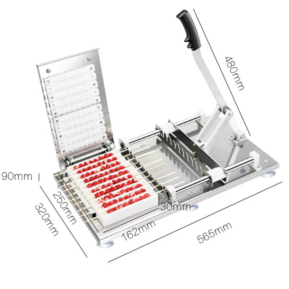 Oukaning Manual Mutton Kebab Machine BBQ Skewer String Maker N486