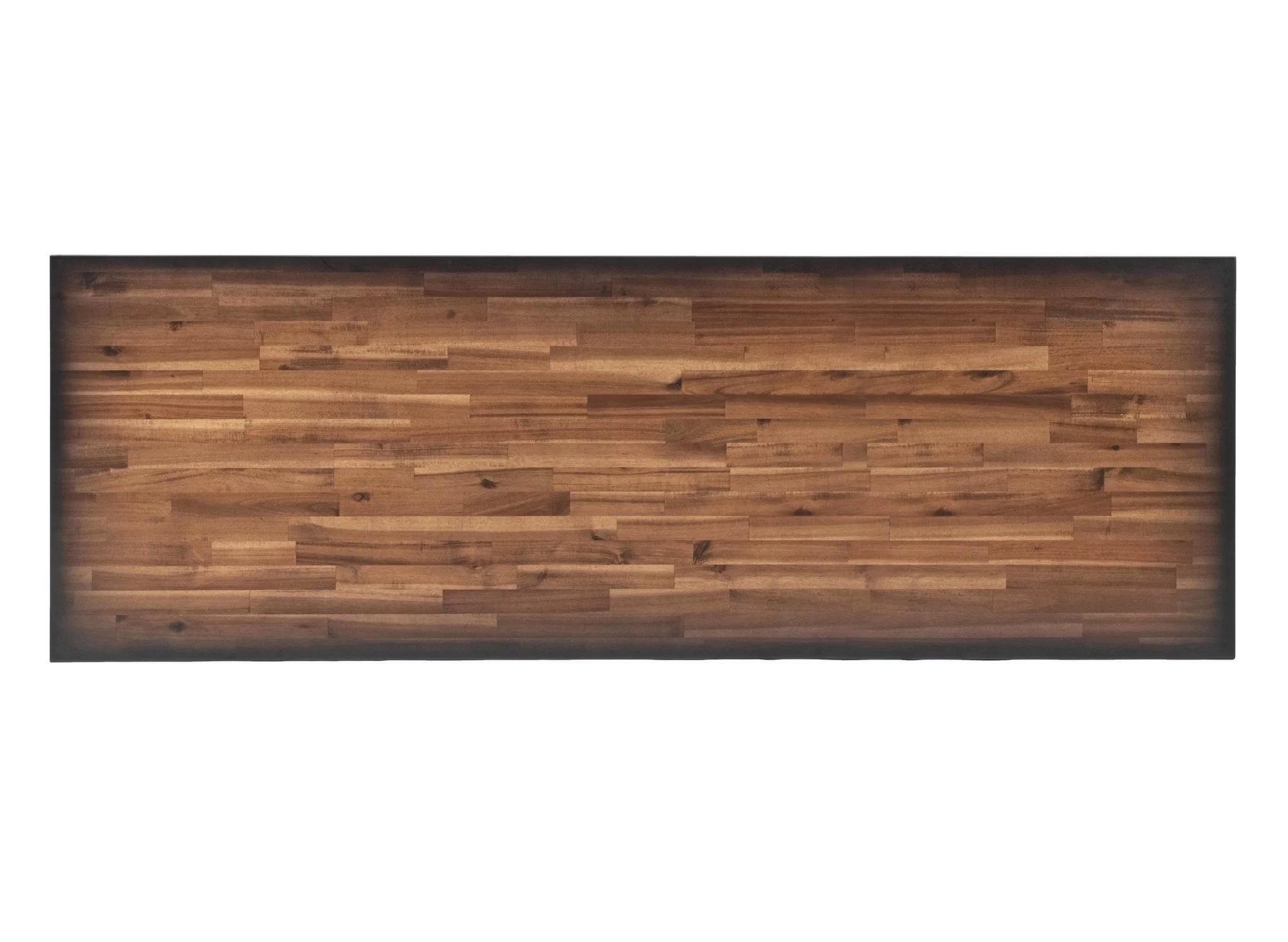 Duramax Weston 72" Industrial Metal & Wood Desk with Shelves D301184