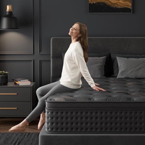 Queen Mattress 10 Inch Hybrid with Memory Foam and Pocket Spring U988