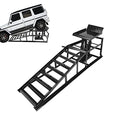 2 Pack Hydraulic Car Ramps 5T 10000lbs Low Profile Car Lift Service Ramps Truck Trailer Garage,Height Hydraulic Vehicle Ramps (Black)