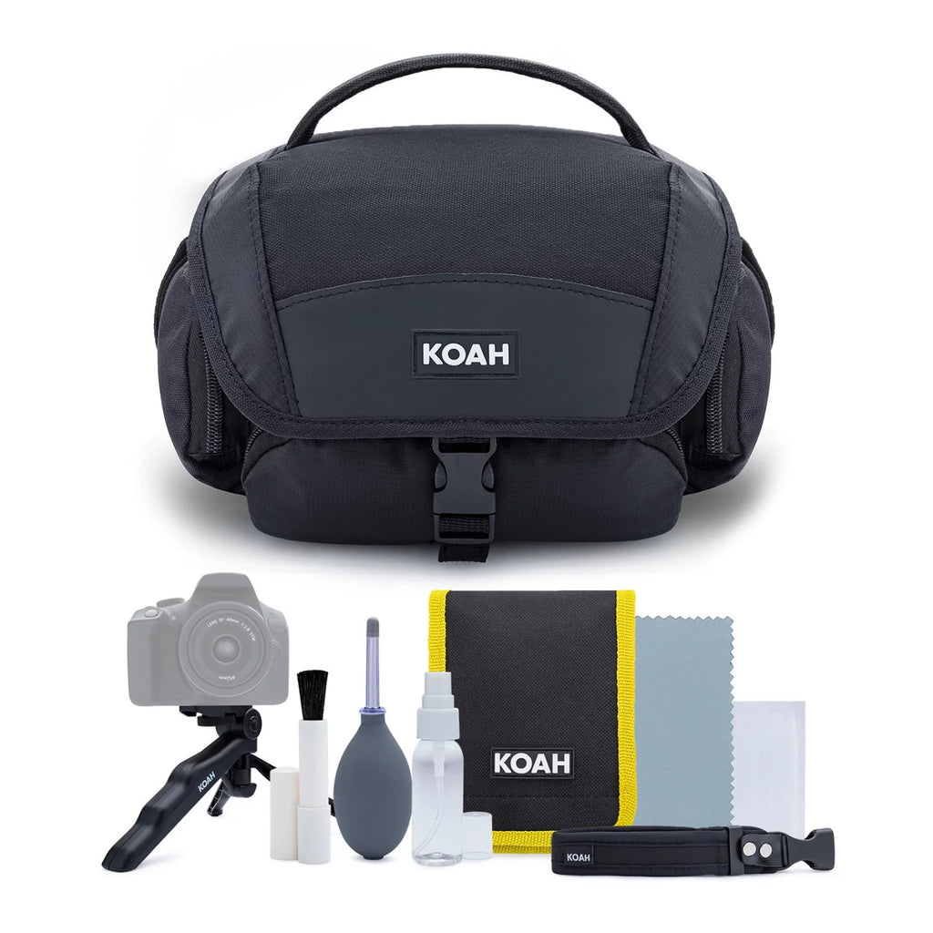 Canon EOS Rebel T7 DSLR Camera with 18-55mm and 75-300mm Lenses and Bag Bundle P93789