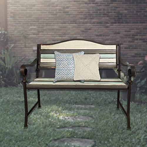 Cast Iron Patio Bench 45 Inch G67959
