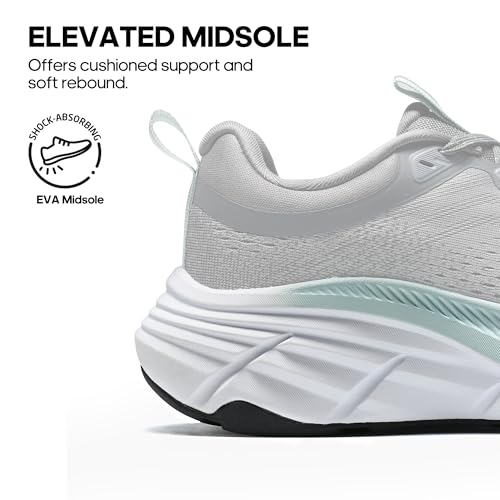 NORTIV 8 Women's Walking Shoes Cushion Breathable Sneakers P1081