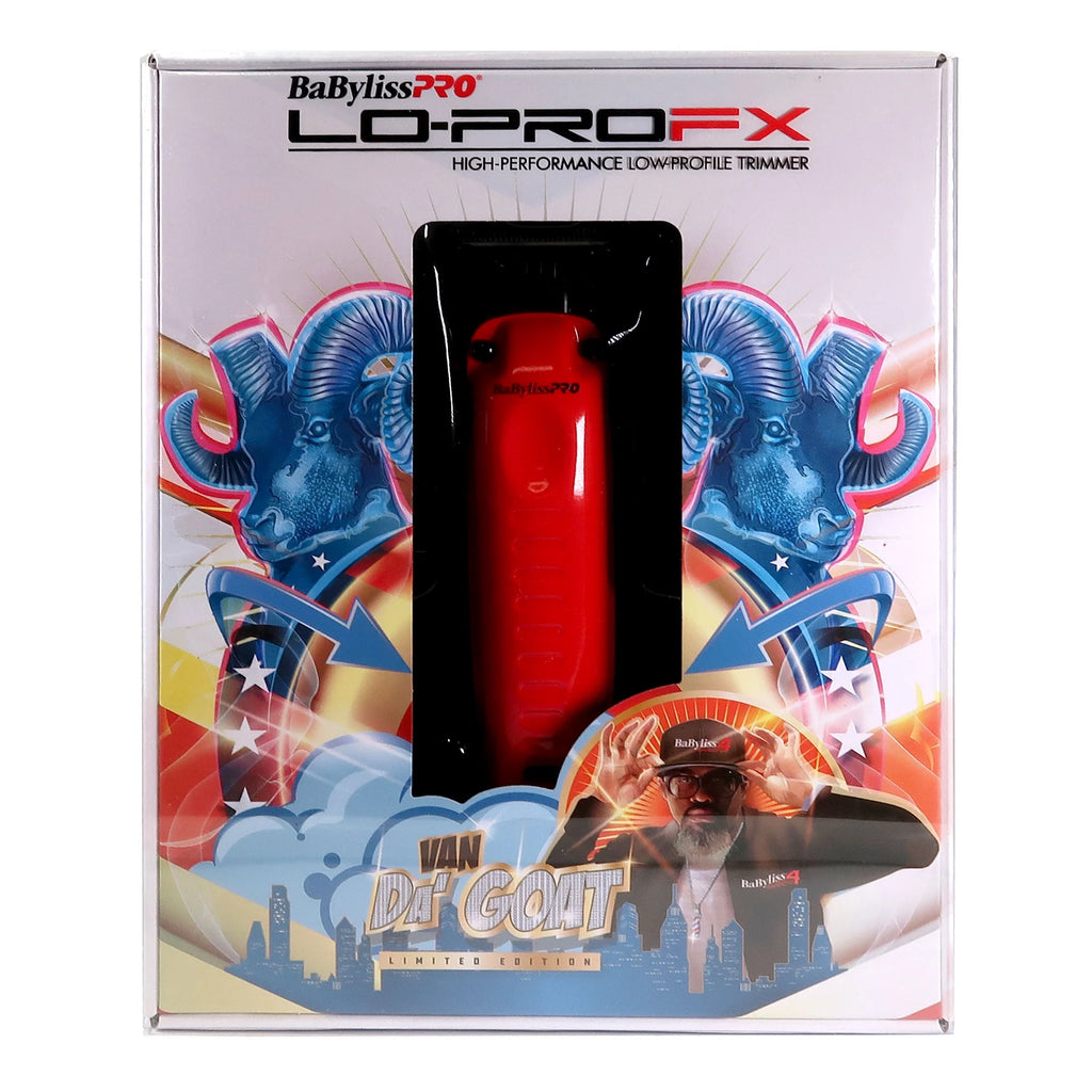 BaByliss PRO LO-PRO FX Trimmer Van DA' Goat, Red K706