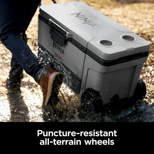 Ninja FrostVault 45QT Cooler with Wheels, Lakeshore Blue M1144