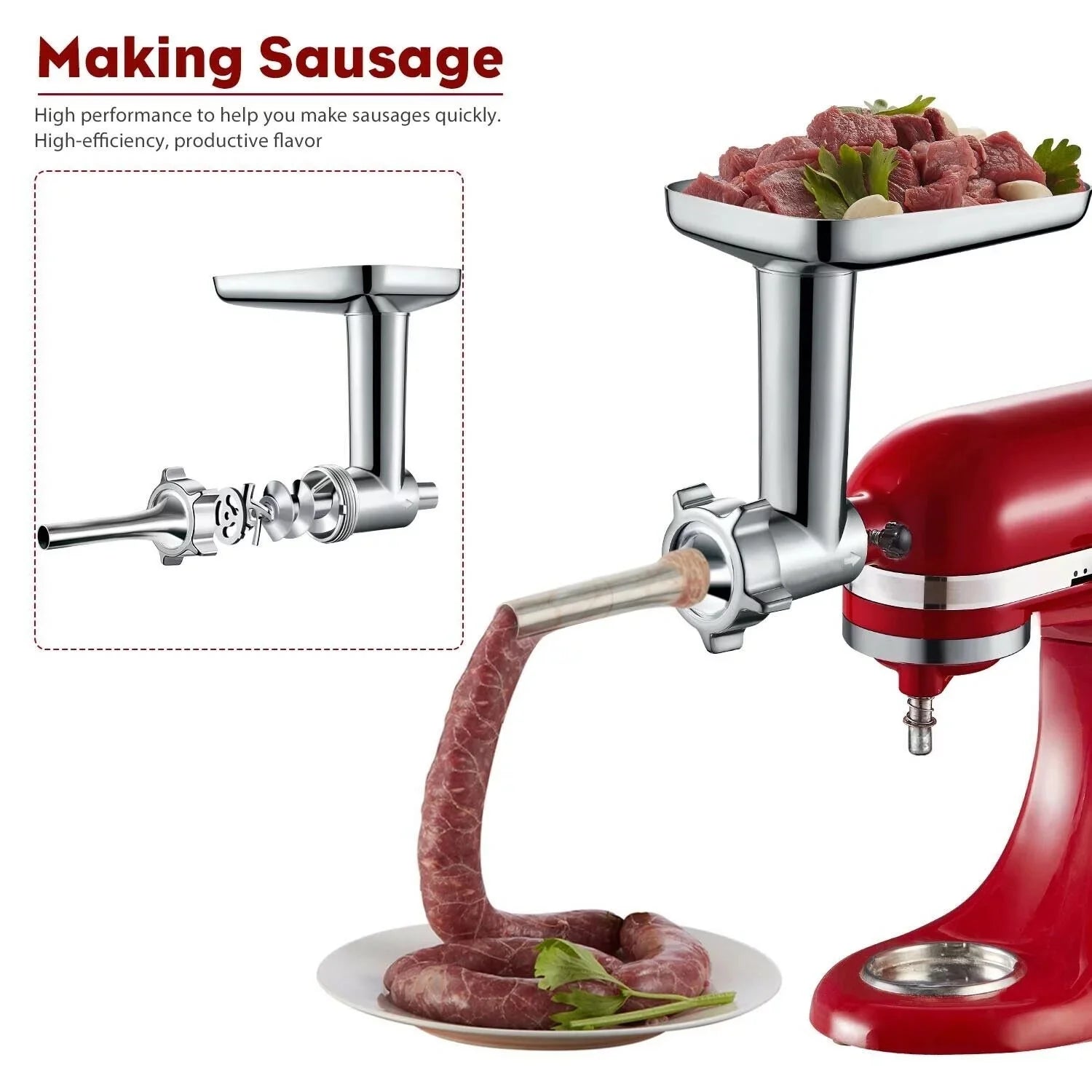 Meat Grinder Attachment for KitchenAid Stand Mixers K417844