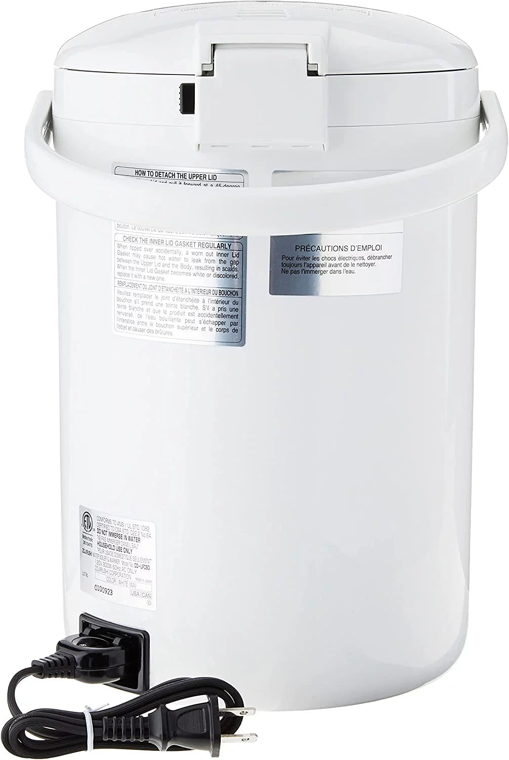 Zojirushi Micom Water Boiler and Warmer 5.0L White X343